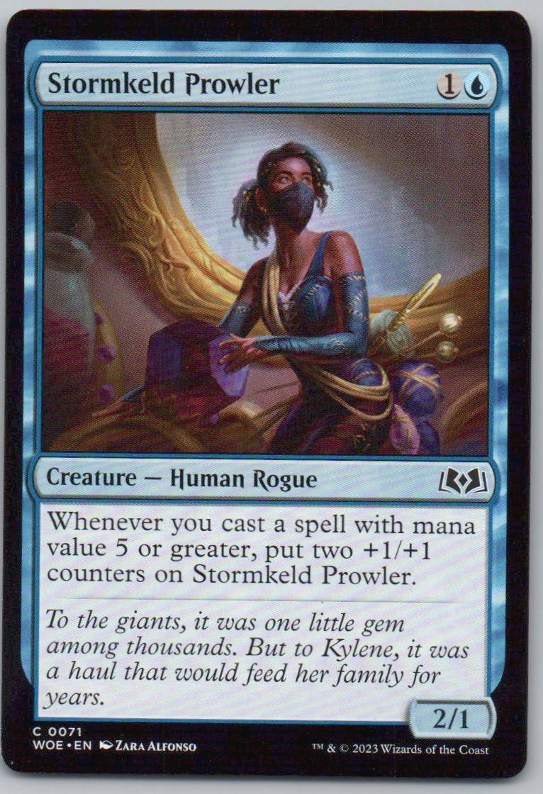 Stormkeld Prowler 71 Normal Creature Card - Wilds of Eldraine