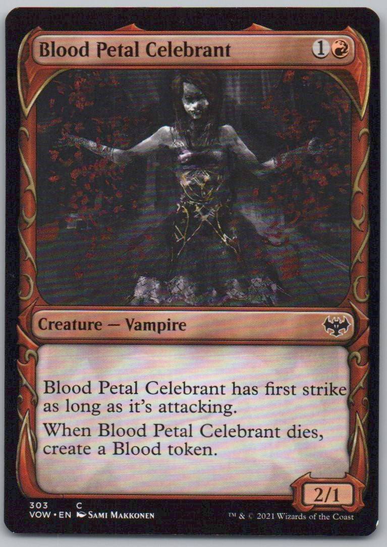 Blood Petal Celebrant (Showcase) 303 Normal Creature Card - Innistrad: Crimson Vow