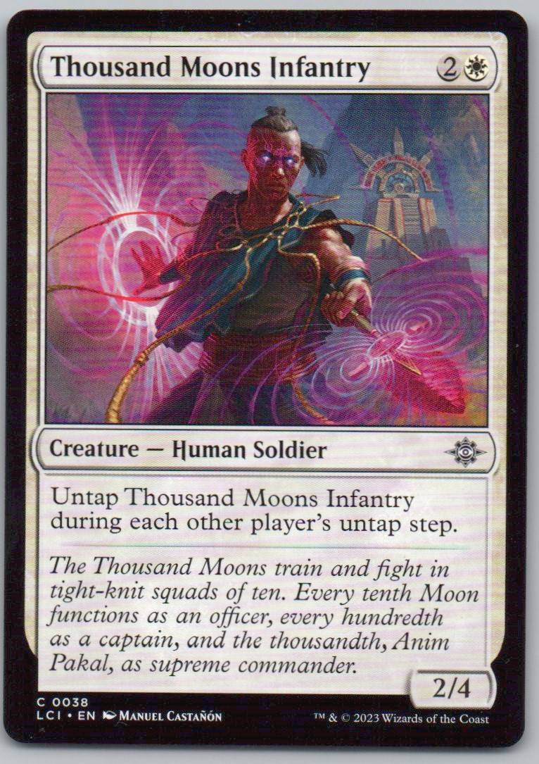 Thousand Moons Infantry 38 0 Creature Card - The Lost Caverns of Ixalan