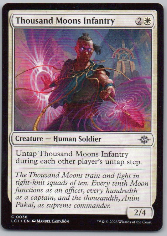 Thousand Moons Infantry 38 0 Creature Card - The Lost Caverns of Ixalan