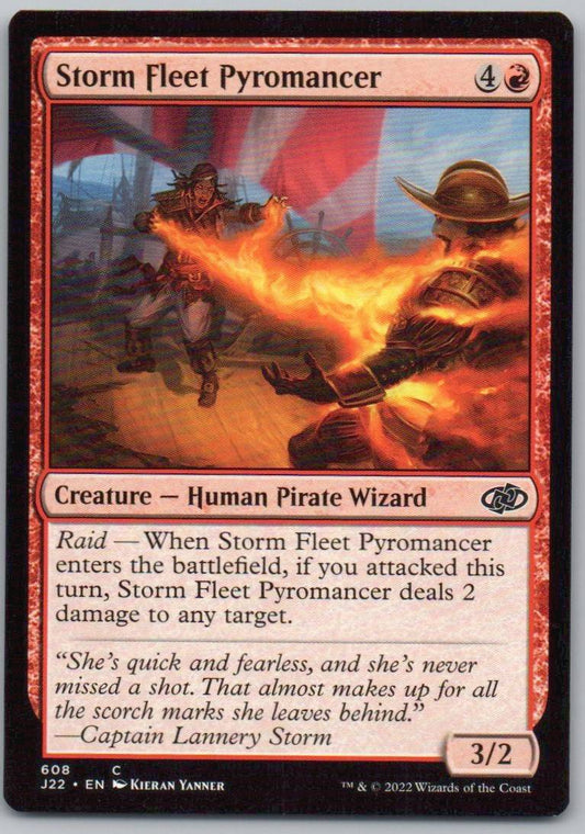 Storm Fleet Pyromancer 608 0 Creature Card - Jumpstart 2022