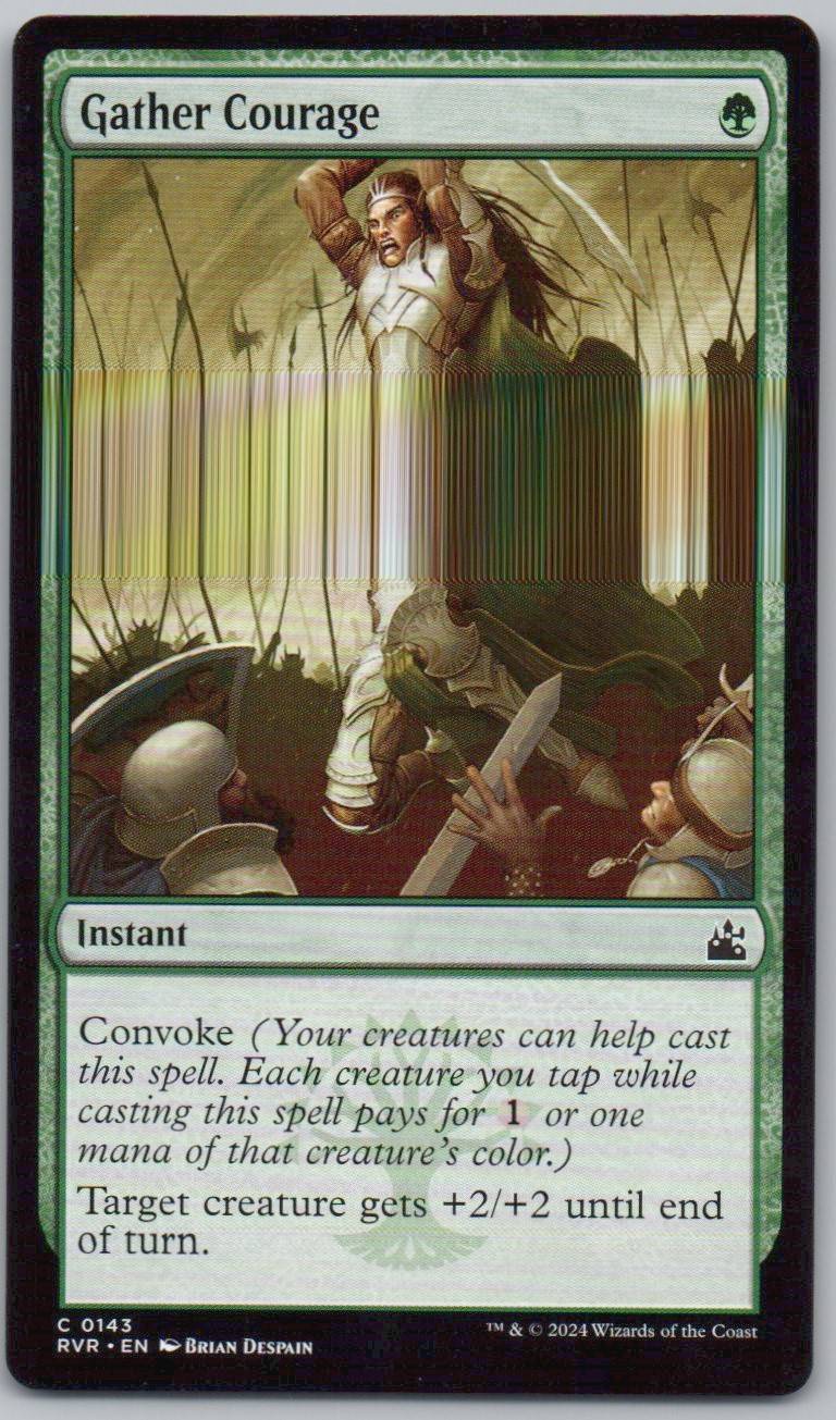 Gather Courage 143 Normal Instant Card - Ravnica Remastered