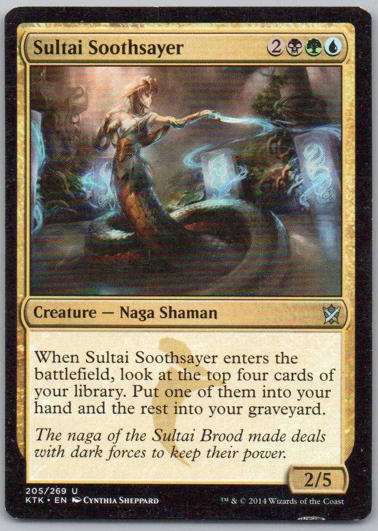 Sultai Soothsayer 205 Normal Creature Card - Khans of Tarkir