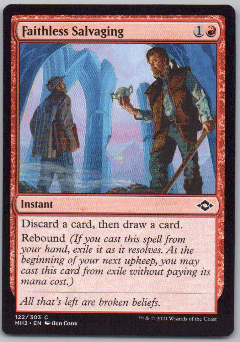 Faithless Salvaging 122 0 Instant Card - Modern Horizons 2