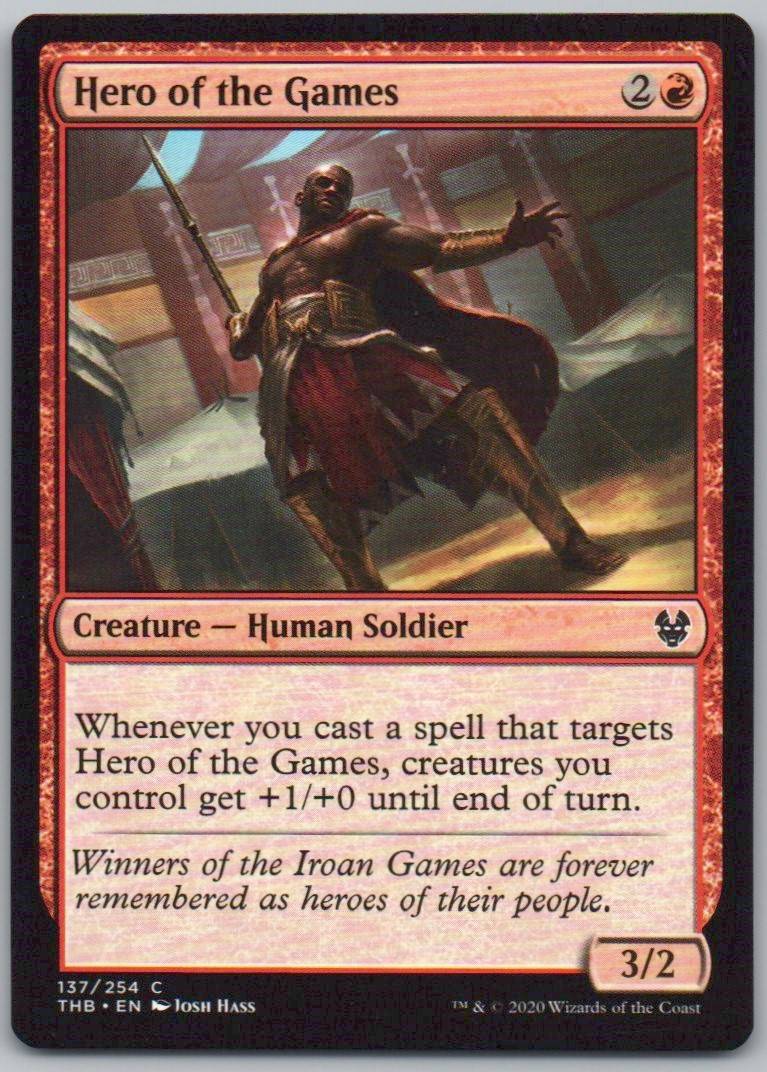 Hero of the Games 137 Normal Creature Card - Theros Beyond Death