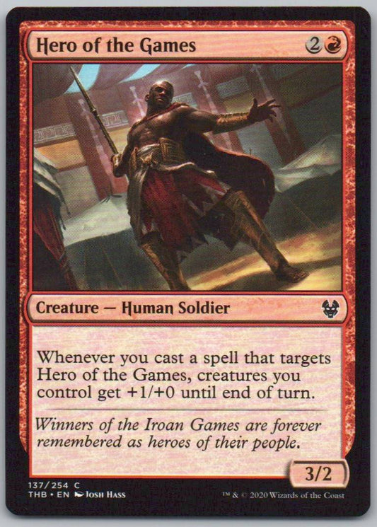 Hero of the Games 137 Normal Creature Card - Theros Beyond Death