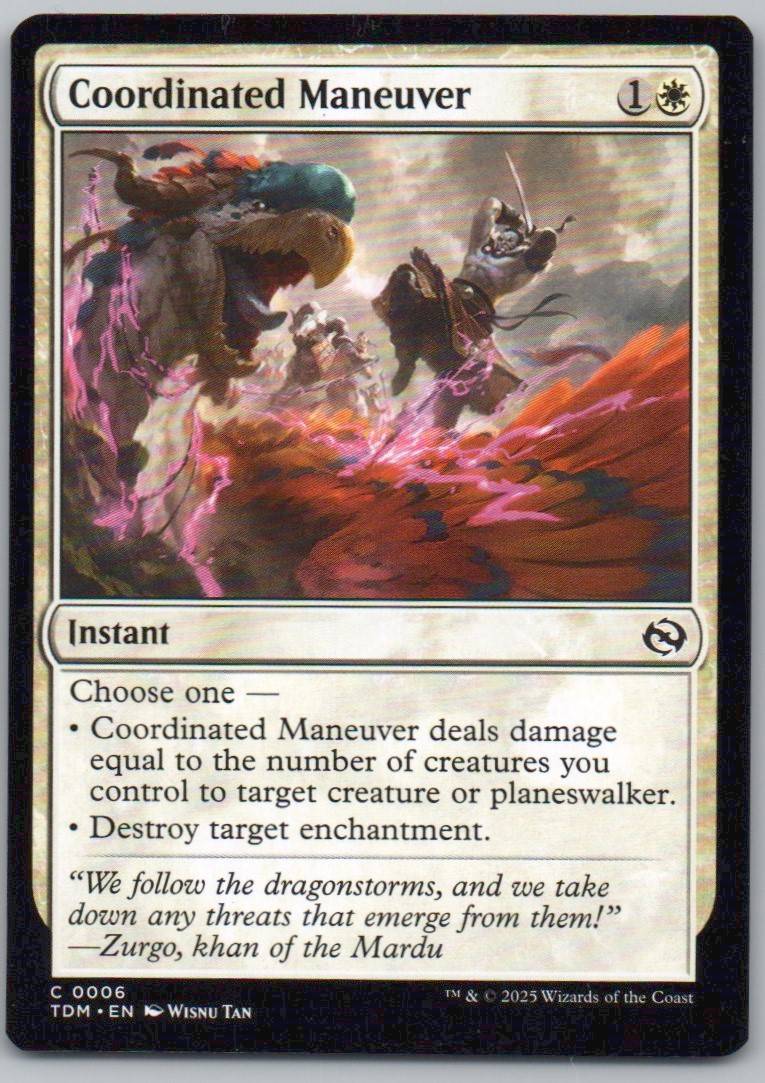 Coordinated Maneuver 6 Normal Instant Card - Tarkir: Dragonstorm