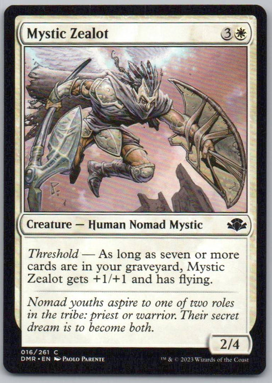 Mystic Zealot 16 Normal Creature Card - Dominaria Remastered
