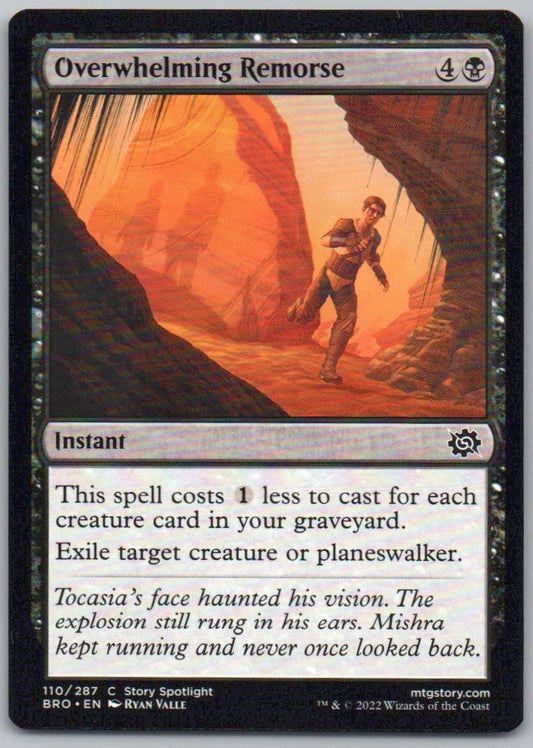 Overwhelming Remorse 110 Normal Instant Card - The Brothers' War