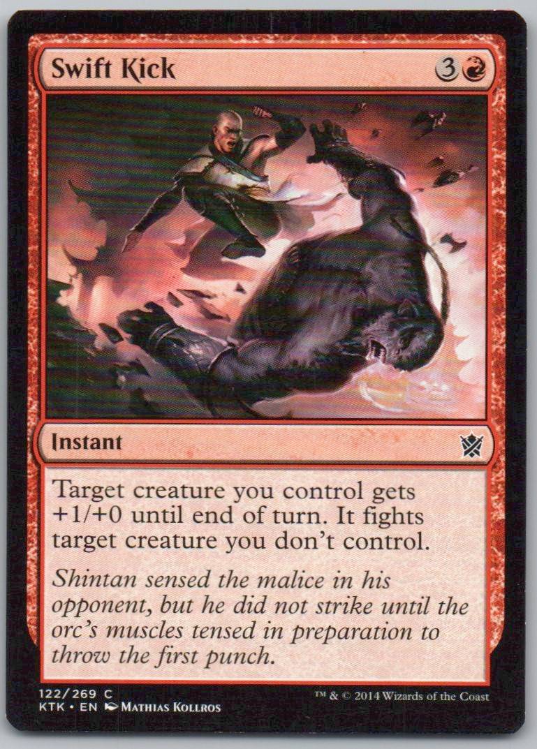 Swift Kick 122 Normal Instant Card - Khans of Tarkir