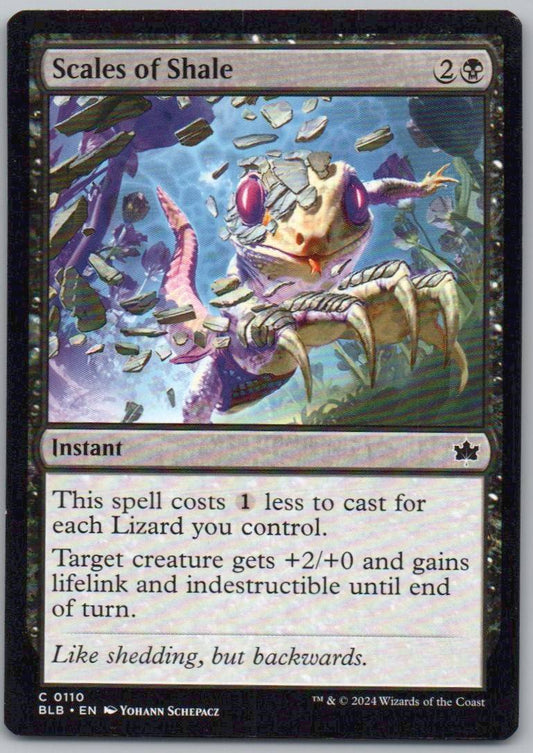 Scales of Shale 110 Normal Instant Card - Bloomburrow