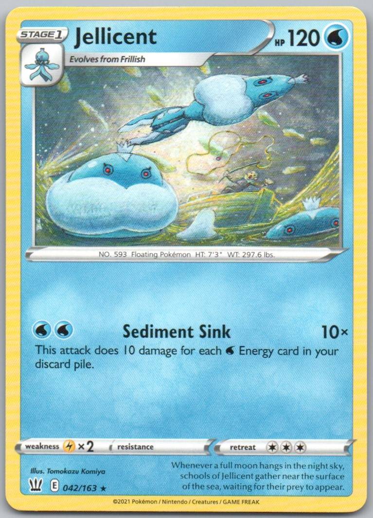 Jellicent 042 Normal Water Card - Battle Styles