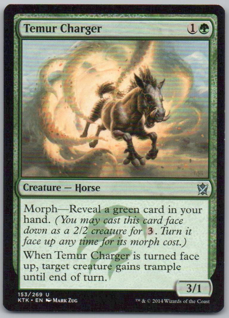 Temur Charger 153 Normal Creature Card - Khans of Tarkir