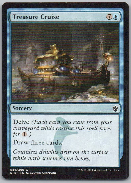 Treasure Cruise 59 Normal Sorcery Card - Khans of Tarkir