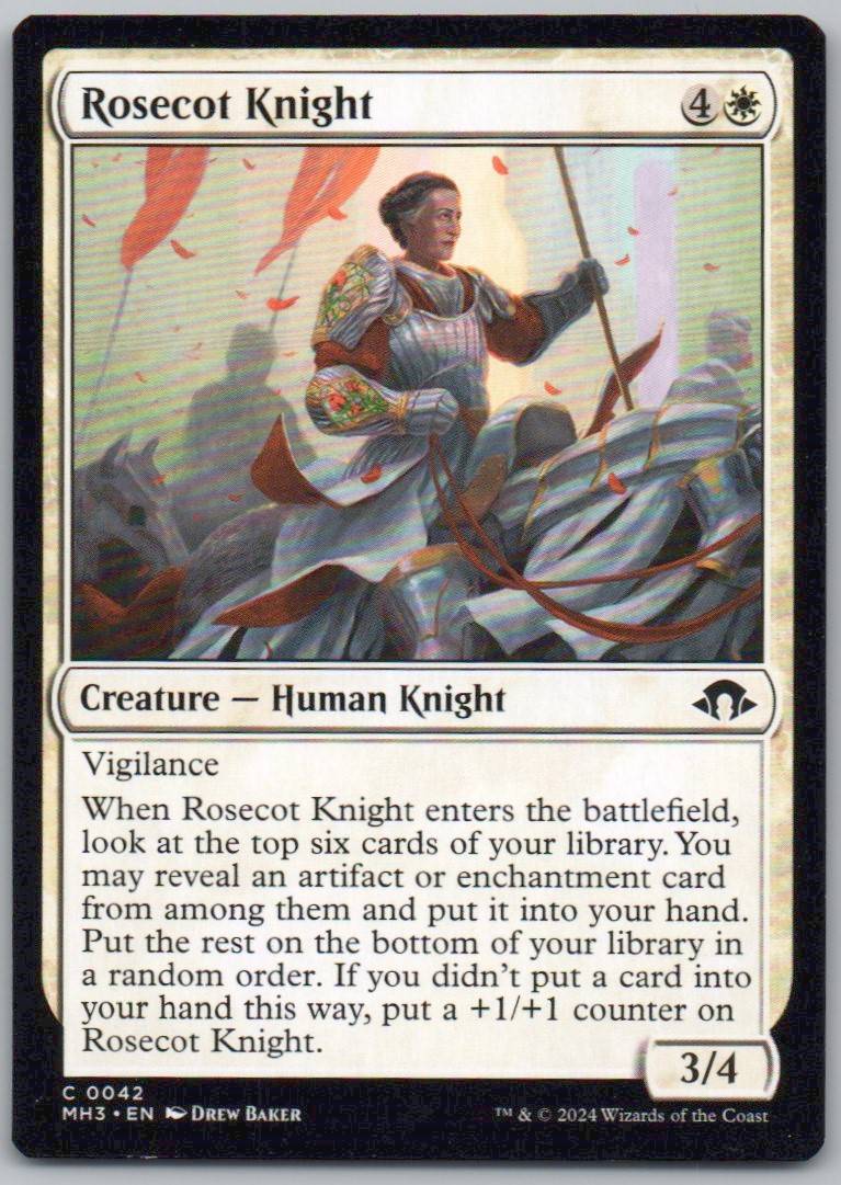 Rosecot Knight 42 0 Creature Card - Modern Horizons 3
