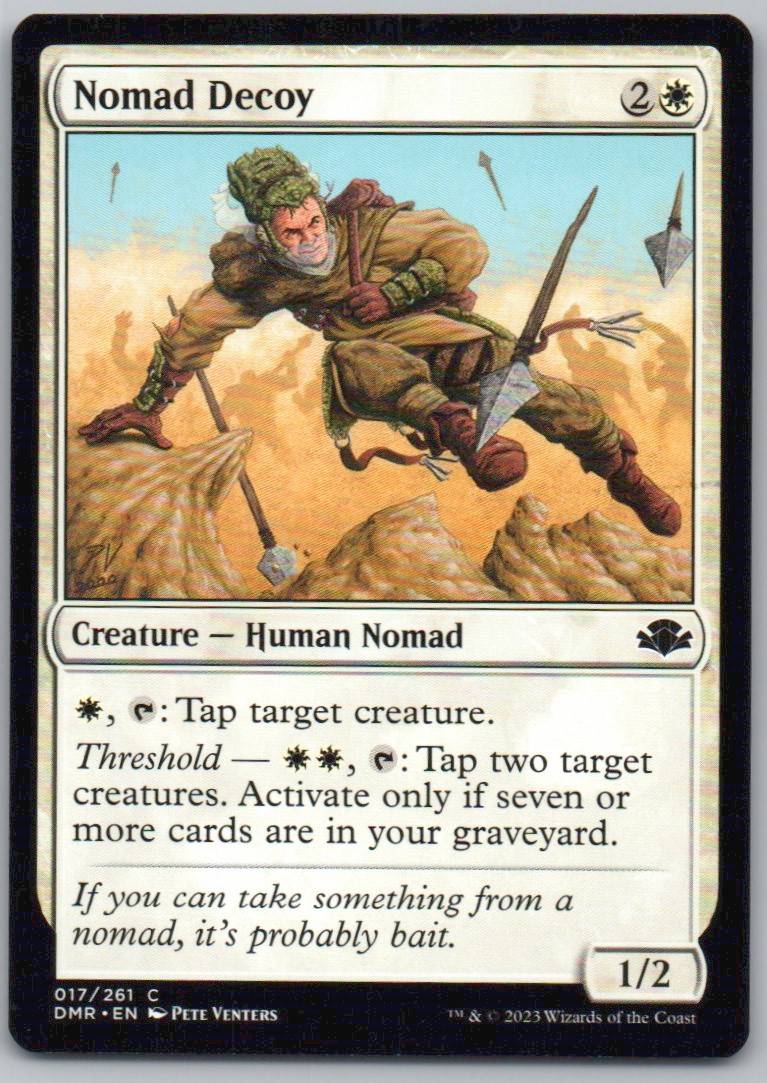 Nomad Decoy 17 Normal Creature Card - Dominaria Remastered