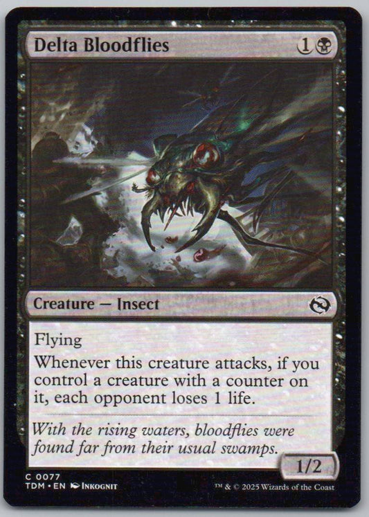 Delta Bloodflies 77 Normal Creature Card - Tarkir: Dragonstorm