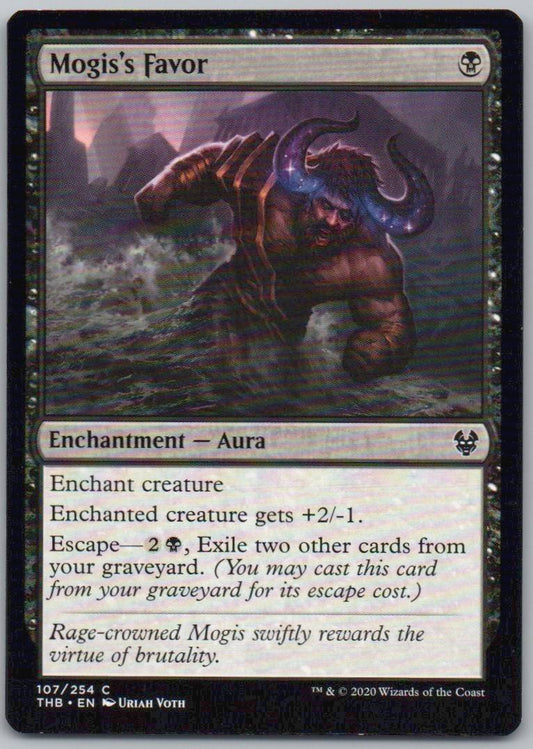 Mogis's Favor 107 Normal Enchantment Card - Theros Beyond Death