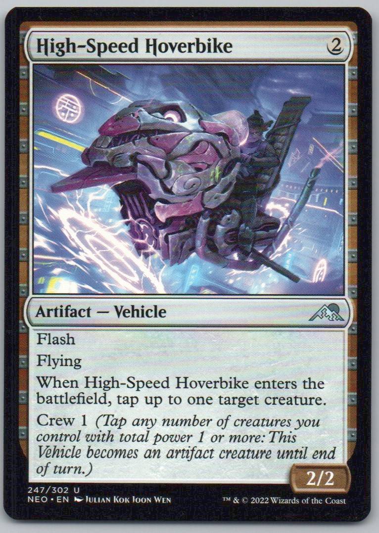 High-Speed Hoverbike 247 Normal Artifact Card - Kamigawa: Neon Dynasty