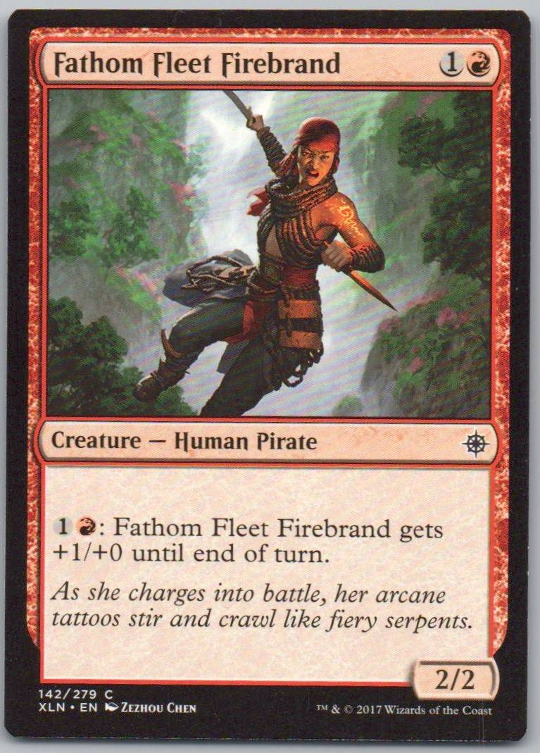 Fathom Fleet Firebrand 142 Normal Creature Card - Ixalan