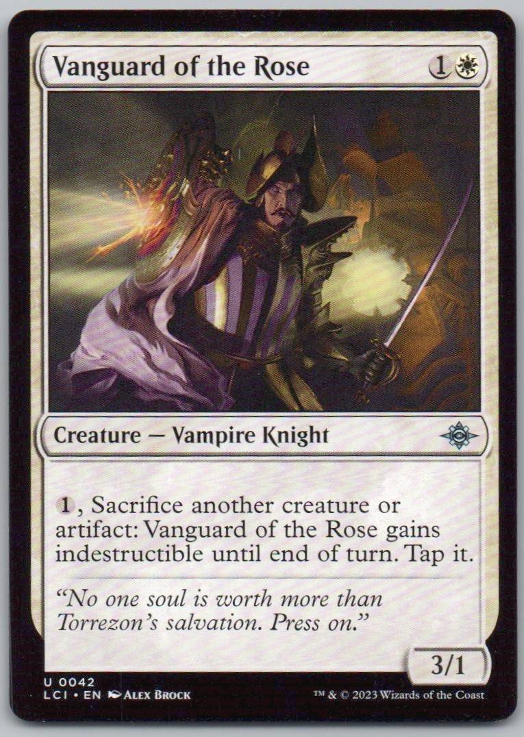 Vanguard of the Rose 42 0 Creature Card - The Lost Caverns of Ixalan