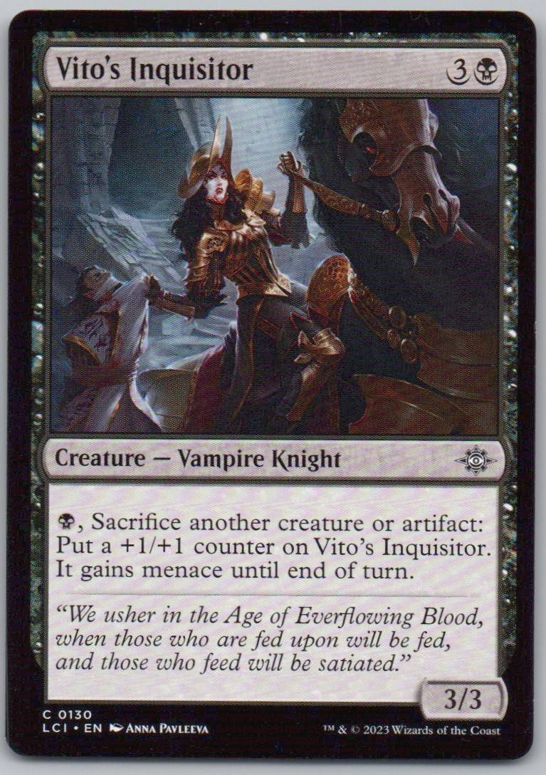 Vito's Inquisitor 130 0 Creature Card - The Lost Caverns of Ixalan