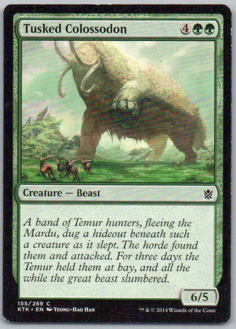 Tusked Colossodon 155 Normal Creature Card - Khans of Tarkir