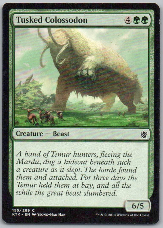Tusked Colossodon 155 Normal Creature Card - Khans of Tarkir