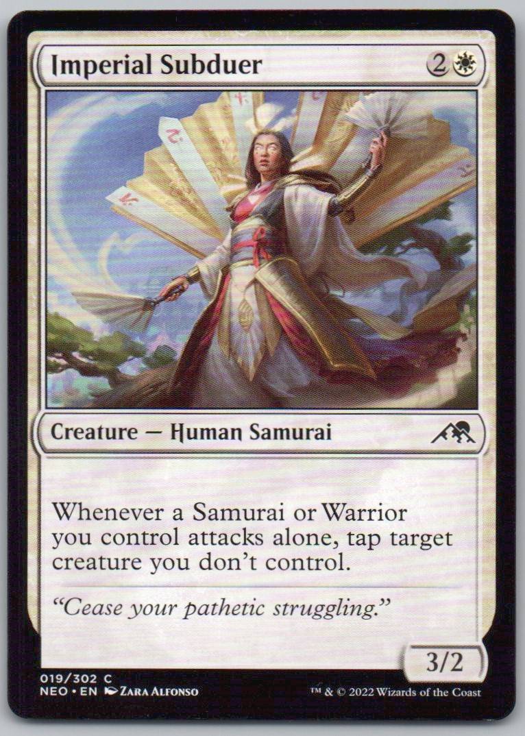 Imperial Subduer 19 Normal Creature Card - Kamigawa: Neon Dynasty