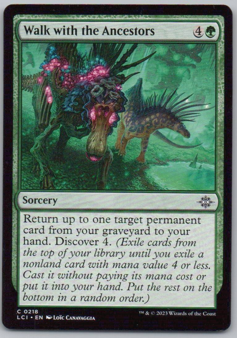 Walk with the Ancestors 218 0 Sorcery Card - The Lost Caverns of Ixalan