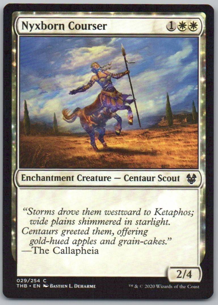 Nyxborn Courser 29 Normal Enchantment Card - Theros Beyond Death