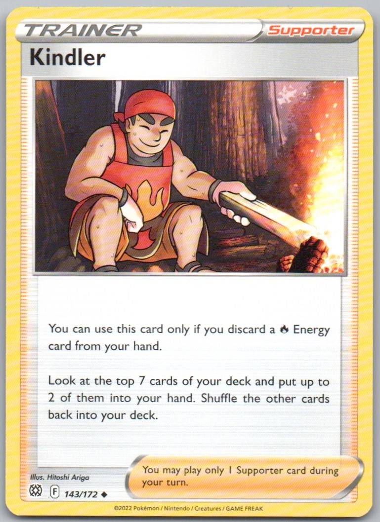Kindler 143 Normal Trainer Card - Brilliant Stars