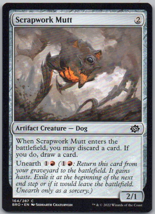 Scrapwork Mutt 164 Normal Artifact Card - The Brothers' War