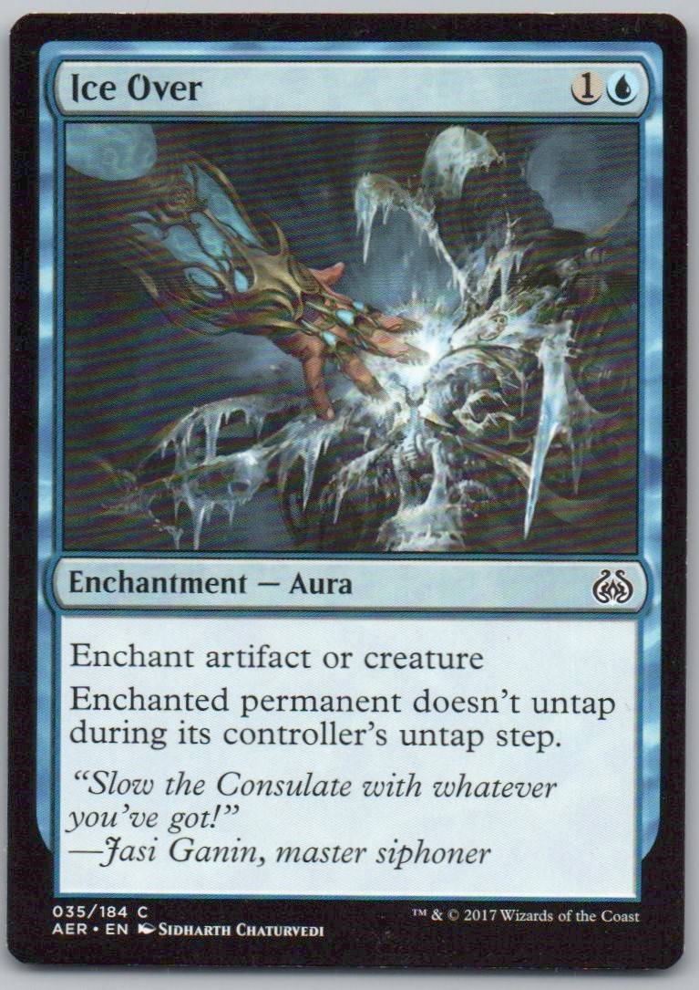 Ice Over 35 Normal Enchantment Card - Aether Revolt