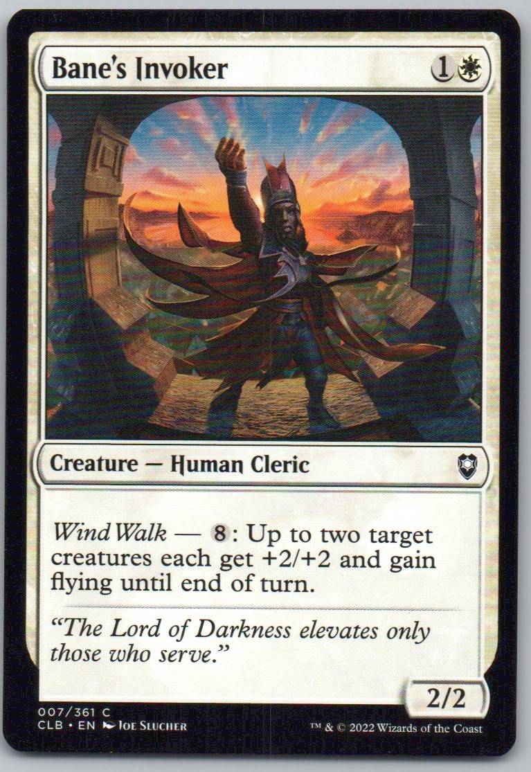 Bane's Invoker 7 Normal Creature Card - Commander Legends: Battle for Baldur's Gate
