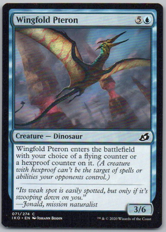 Wingfold Pteron 71 0 Creature Card - Ikoria: Lair of Behemoths