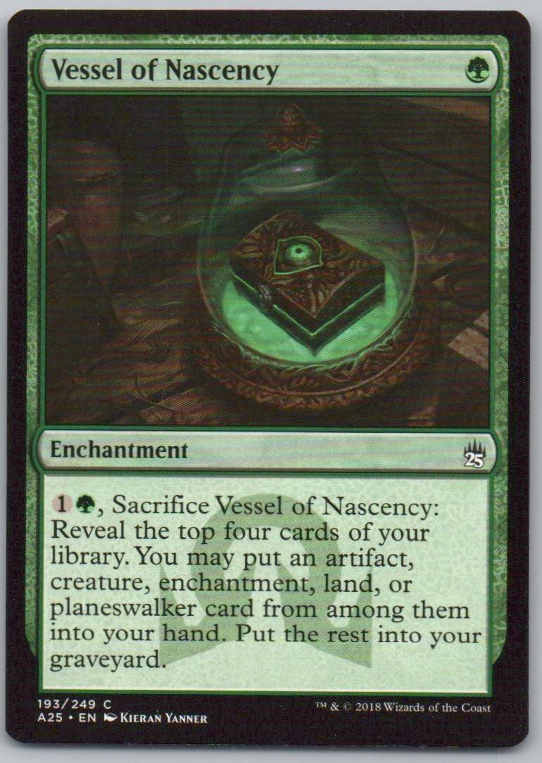 Vessel of Nascency 193 Normal Enchantment Card - Masters 25