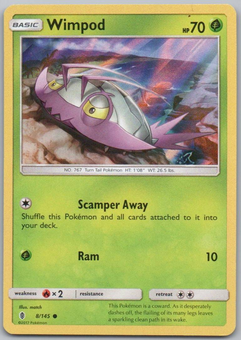 Wimpod 8/ Normal Grass Card - Guardians Rising