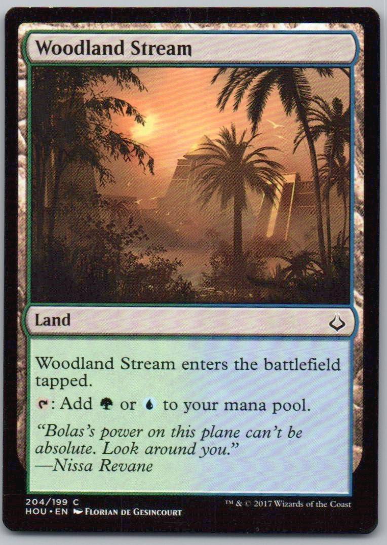 Woodland Stream 204 0 Land Card - Hour of Devastation