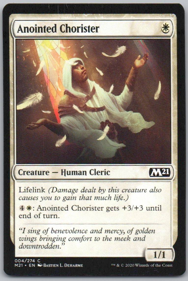 Anointed Chorister 4 0 Creature Card - Core Set 2021