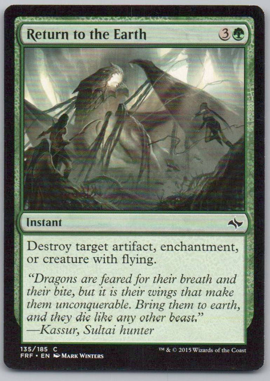 Return to the Earth 135 Normal Instant Card - Fate Reforged