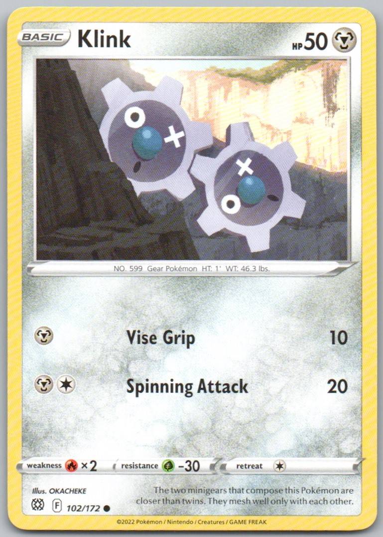 Klink 102 Normal Metal Card - Brilliant Stars