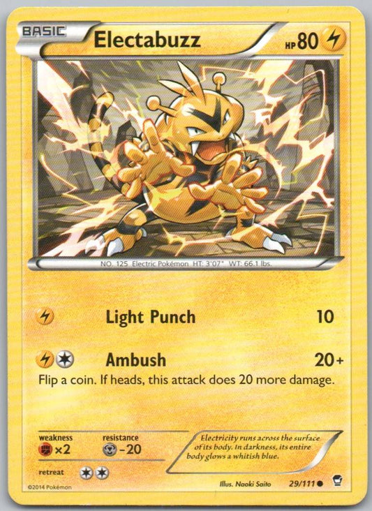 Electabuzz 029 Normal Lightning Card - Furious Fists