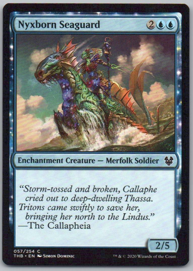Nyxborn Seaguard 57 Normal Enchantment Card - Theros Beyond Death