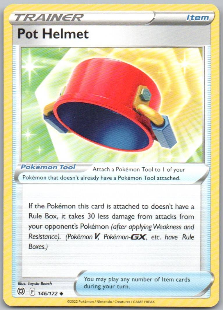 Pot Helmet 146 Normal Trainer Card - Brilliant Stars