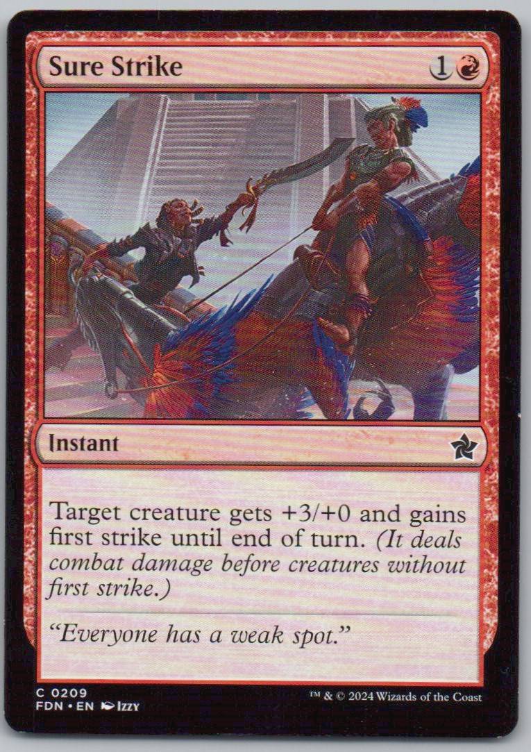 Sure Strike 209 Normal Instant Card - Foundations