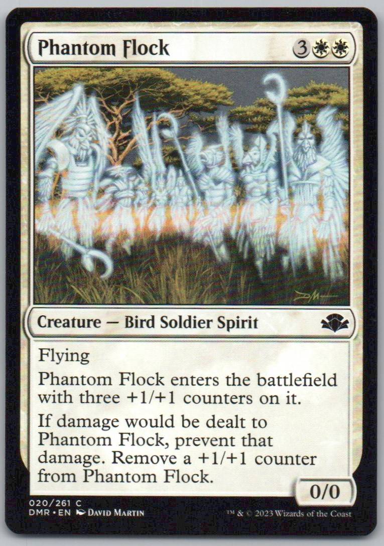 Phantom Flock 20 Normal Creature Card - Dominaria Remastered