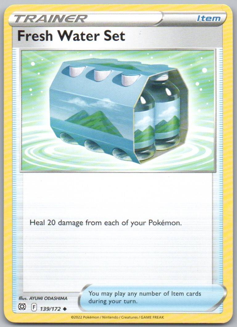 Fresh Water Set 139 Normal Trainer Card - Brilliant Stars