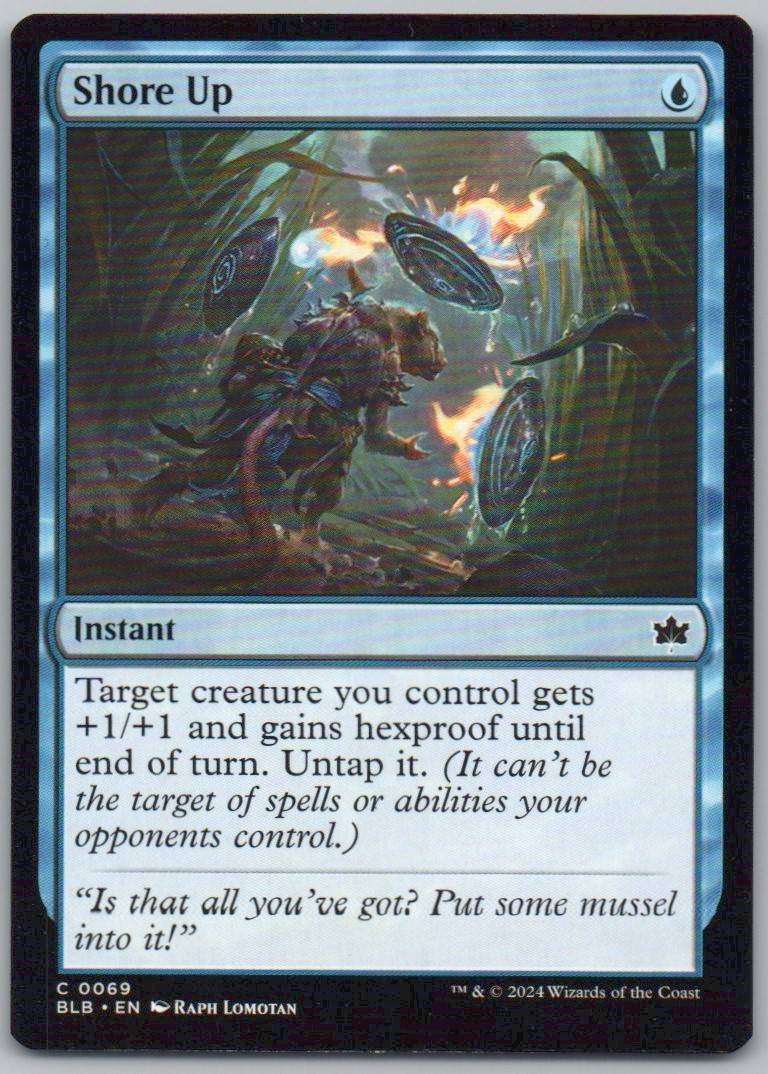 Shore Up 69 Normal Instant Card - Bloomburrow