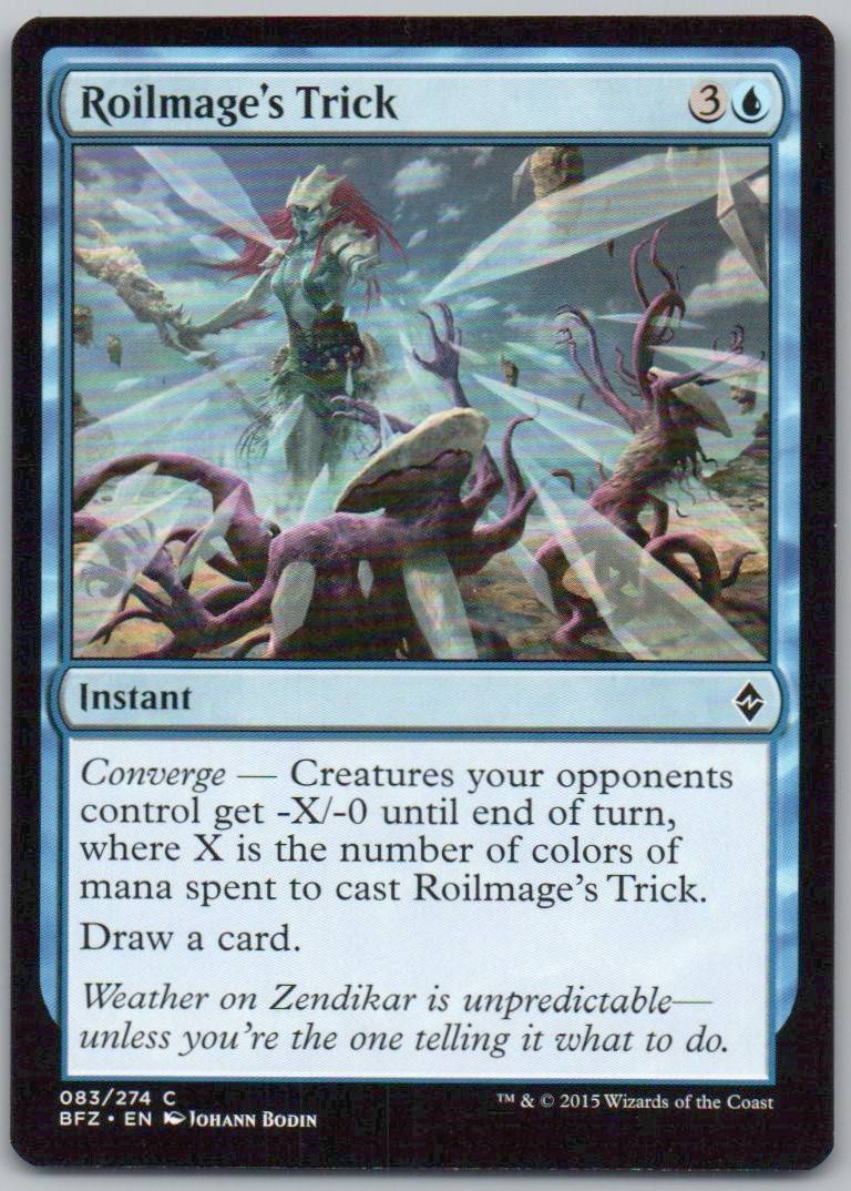 Roilmage's Trick 83 Normal Instant Card - Battle for Zendikar